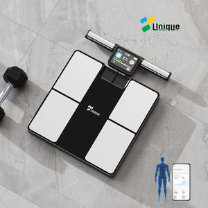 Matériau en verre d'échelle de composition corporelle numérique intelligente unique de 180kg avec fonctionnalité WiFi mesure le poids IMC batterie grasse - Product Image 1