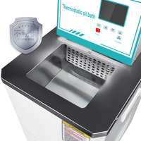 Bain-marie thermostaté de laboratoire 300 degrés, incubateur électrique à huile haute température à chauffage unique 6L-15L CE ISO9001