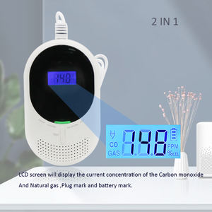 2025 Tendência Gás + CO 2 em 1 Vazamento Detector Detector De Alarme De Gás Co Acessórios De Cozinha - Product Image 3