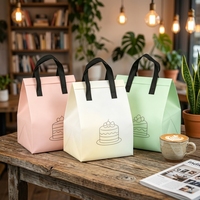 Sac isotherme personnalisé en non-tissé avec isolation thermique en aluminium pour le déjeuner, les boissons et la livraison de nourriture