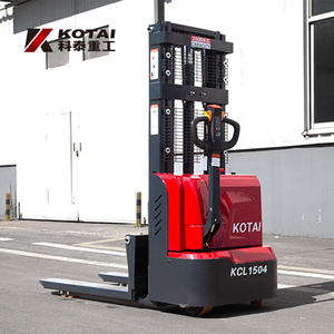 Apilador Eléctrico KOTAI KCL1504, Capacidad de Carga <span class=keywords><strong>1.5</strong></span> Toneladas, Altura de Elevación 2.5m, Mástil de Dos Etapas para Uso en Interiores, Montacargas - Product Image 3