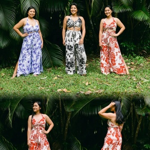 Vêtements de villégiature hawaïens super doux assortis pour la famille, chemise hawaïenne, robe, vente en gros 2025 - Product Image 5