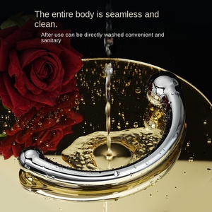 Self-Pleasure <strong>Anal</strong> Sex Toy Zinc Alloy Double Head <strong>Anal</strong> Plug - Product Image 4