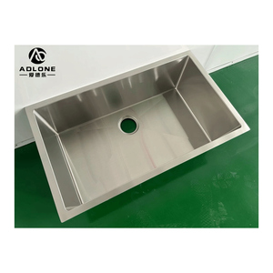 อ่างล้างจานสแตนเลส304สีดำทำด้วยมือคุณภาพสูงไม่เป็นรอยขีดข่วนและไม่มีก๊อกน้ำสำหรับใช้ในบ้าน - Product Image 6