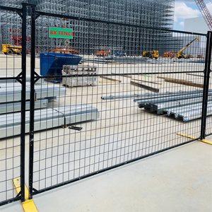 Clôture en treillis métallique soudé galvanisé enduit de poudre 6ftx10FT <span class=keywords><strong>Canada</strong></span> panneaux de clôture de construction temporaire - Product Image 1