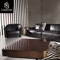 Salon moderne simple sur mesure Table basse en marbre rectangle de luxe pour maison de luxe