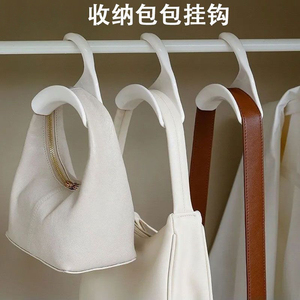 Bag Hooks Arched Design <b>Plastic</b> White 1 Piece For <b>Wardrobe</b> Bag Scarf Tie Belt Storage - Product Image 5