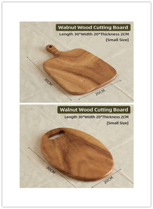 Meilleures ventes Fabrication Petite <span class=keywords><strong>planche</strong></span> à découper en bois de noyer Cuisine <span class=keywords><strong>Mini</strong></span> Ensemble de planches à découper pour la viande, les légumes et le fromage - Product Image 2