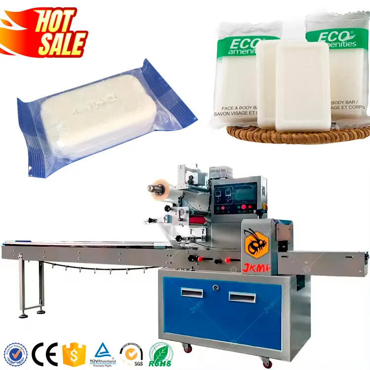 High Speed Automatic Soap Bar Packing Machine For Toilet Soap Laundry Soap Pillow Packing Machine