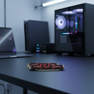 SSD interne M.2 PCIe 5.0 haute vitesse moderne 2 To avec garantie de 3 ans pour les nouveaux équipements de bureau à domicile - Product Image 4