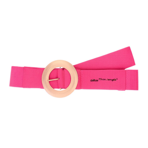 Cintura Elastica con Fibbia Metallica Rotonda da 6 Cm, 70 Cm, Moda Femminile - Product Image 2