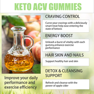 Gummies Keto ACV à base de glucides totalisés, directement de l'usine, pour améliorer les performances quotidiennes et l'efficacité de l'exercice - Product Image 5