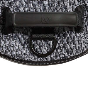 Harnais pour animaux de compagnie Flyharness Urban avec poignée, noir, gris, à motifs, bandes réfléchissantes, ajustement réglable, taille petite, moyenne, grande - Product Image 4