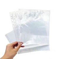 Carpeta de Archivo Transparente con 11 Orificios, Reforzada con PVC Magnético, Tamaño Carta A4, Duradera, Gran Venta 2026