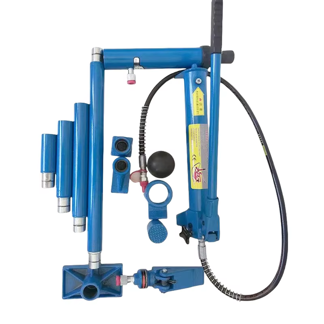 10 Ton Heavy Duty Hydraulic Ram & Pump Set, Auto Body Frame Repair Tool ,Hydraulic Jack Kit, with Extension Tubes for Car