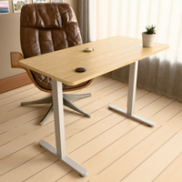 Bureau personnalisé 730-1180 mm, bureau ergonomique réglable en hauteur à moteur unique en acier, table électrique assis-debout