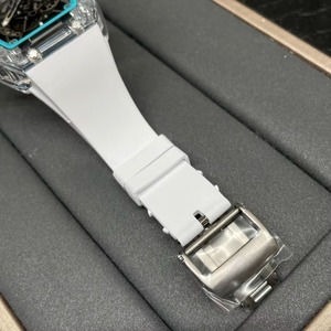Reloj de Moda 2026 con Caja de Fibra de Carbono, Correa de Goma, Cristal de Zafiro, Ideal para Regalos Navideños, Reloj para Hombre - Product Image 6