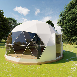 Outdoor 8m 2-4 Person Hotel Camping Transparent Glamping Geodesic <b>Igloo</b> Ball <b>Dome</b> Tent <b>DOME</b> TENT Outdoor <b>DOME</b> TENT <b>DOME</b> TENT DOM - Product Image 1
