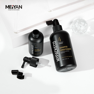 MYPACK Traitement de remplissage <span class=keywords><strong>tonique</strong></span> pour cheveux ronds noir boston PE-HD personnalisé Nettoyage du cuir chevelu Flacon pulvérisateur de 60ml 120ml avec buse longue - Product Image 5