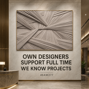 Arte Mural Panorámico <span class=keywords><strong>3D</strong></span> Tejido a Mano <span class=keywords><strong>en</strong></span> <span class=keywords><strong>Tela</strong></span> Beige Gris con Diseño Geométrico Radiante <span class=keywords><strong>para</strong></span> Hotel, Sala de Juntas, Sala de Conferencias, Decoración Grande Personalizada - Product Image 4
