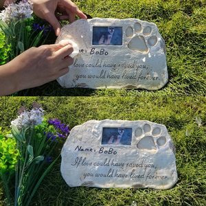 Factory Puppy Tombstone <strong>Dog</strong> or Cat <strong>Memorial</strong> <strong>Stone</strong> - Product Image 2