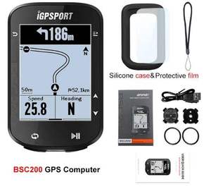 Ordinateur de vélo GPS BLE ANT+ BSC200 <span class=keywords><strong>IGPSPORT</strong></span>, nouveau modèle, compteur de vitesse, navigation d'itinéraire, ordinateur de cyclisme - Product Image 1