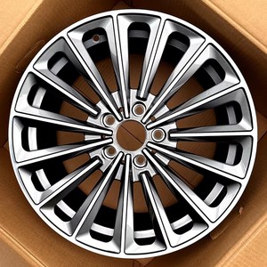 Nouvelles jantes en alliage d'aluminium forgé <span class=keywords><strong>TR</strong></span> 18" 19" 20" 21" à rayons multiples noires pour les séries 345/7 X3/X5 - 5x114.3 PCD 30mm ET - Product Image 1