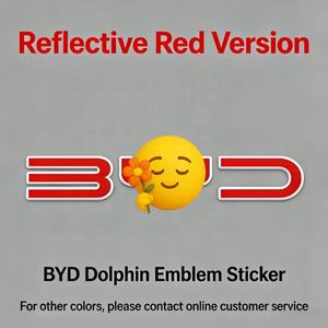 <span class=keywords><strong>Pegatina</strong></span> Reflectante Láser para <span class=keywords><strong>Coche</strong></span> BYD Dolphin, Emblema Personalizado de PVC de Alta Calidad, Impermeable, con Cambio de Color, para <span class=keywords><strong>Tuning</strong></span> DIY - Product Image 3