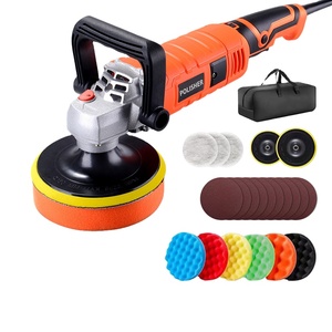 Industrial 7-speed Mini Rotary Handle Electric DIY <b>Car</b> <b>Polishing</b> <b>Machine</b> 1580W 150mm Wheel - Product Image 1