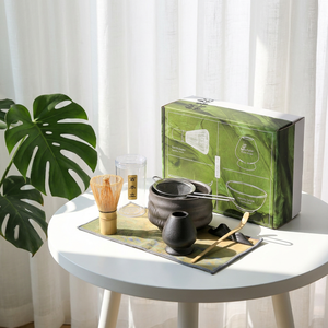 Juego de Matcha de Cerámica de Alta Calidad de 7 Piezas, Colorido, con Logotipo Personalizado, Cien Estilos, Tazón de Matcha Vertical, Juego de Herramientas para Té Matcha - Product Image 1