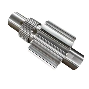 4140 Steel long Main Shaft Supplier machining steel transmission Pinion Shafts Gear Shaft