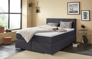 Venta al por mayor de fábrica: Base de cama estándar moderna alemana con somier, tapicería de terciopelo/lino suave y muelles ensacados/de madera - Product Image 2