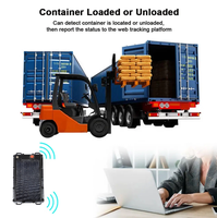 Best-seller Traqueur de conteneur GPS 4g LTE avec fente pour Sim et batterie 10800mah Chargement solaire GPS conteneur frigorifique