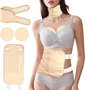 Paket Minyak Kasturi katun dapat dipakai ulang di sekitar perut Kit kompres minyak jarak leher pinggang bungkus untuk detoks hati - Product Image 1