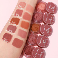 Nouveau baume à lèvres en conserve KIMUSE, 5 couleurs, imperméable, rouge à lèvres mat velouté, mousse blush, teinte à lèvres