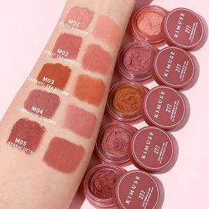 Nuovo Balsamo Labbra in Barattolo KIMUSE 5 Colori Impermeabile, Rossetto Opaco Vellutato Mousse Blush <span class=keywords><strong>Tinta</strong></span> Labbra - Product Image 2