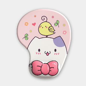 Custom Anime Cartoon Office Desk Pad Set Cute Silicone Wrist Support Anti-Slip Rubber Thickened Small <strong>Mouse</strong> Keyboard <strong>Mat</strong> Water - Product Image 1