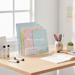 Cartella Portadocumenti A4 con Motivi Cartoon, Colori Pastello, Organizzatore per Cancelleria, Vendita all'Ingrosso Peiyong - Product Image 3