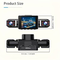 Enregistreur vidéo de voiture DVR WiFi 1080P à vision nocturne avec 4 objectifs et angle de 160-170 degrés, vente en gros
