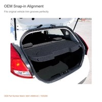 Couvercle de coffre rigide pour Ford Fiesta MK7 Hatchback 8A61-46668-AC 1530266