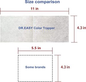 72 Stück Color Trapper Sheets für die Wäsche Entfernen Sie Farbstoffe, fluor zierende und schwere Metalle - Product Image 2