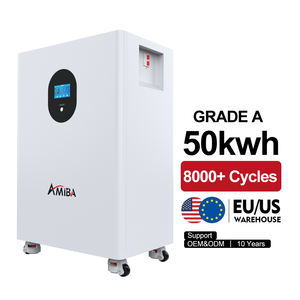 Batería Solar <span class=keywords><strong>LiFePO4</strong></span> de Larga Duración, 8000 Ciclos, 48V 300Ah 15kWh 600AH, para Sistema de Almacenamiento de Energía Doméstica, BMS Inteligente AMIBA, 10 Años - Product Image 1