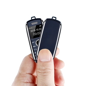 חדש מיני נייד טלפון X8 0.66 "2G GSM סמארטפון Telefone כפולה ה-SIM אלחוטי BT חייגן הקלטת אצבע גודל קטן נייד - Product Image 1