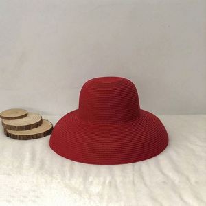 Braided Large Brimmed <b>Straw</b> <b>Hat</b> Vintage Sun Protection Beach Fisherman <b>Hat</b> - Product Image 5