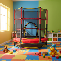 Trampolín Plegable Portátil para Fitness, Mini Trampolín Interior para Adultos y Niños, Equipo de Ejercicio Silencioso y Seguro para el Hogar