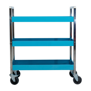 Cabine à roulettes pour mécanicien professionnel, chariot à 3 étagères avec roues et freins faciles à déplacer - Product Image 1