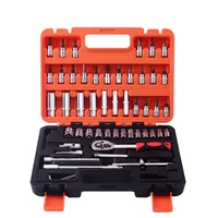 Ensemble de 216 pièces de clés à douilles multifonctionnelles à cliquet à 24 dents, clé à douilles double usage, boîte à outils de réparation automobile, ensemble de matériel pour la maison