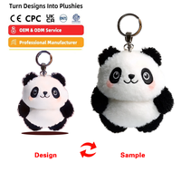 Porte-Clés Mini Peluche Personnalisé, Jouets en Peluche sur Mesure, Porte-Clés Anime, Ours en Peluche pour Pendentif Mascotte Douce, Porte-Clés Peluche Personnalisé