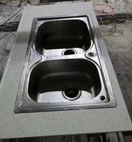 Professionnel Pas Cher Marbre Granit Comptoir Évier Trou De Coupe Machine de Polissage CNC Routeur Sculpture Sur Pierre Gravure Machine