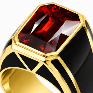Anello con Pietra Scintillante Bicolore, Gioiello Elegante da Donna per Uso Quotidiano - Product Image 4